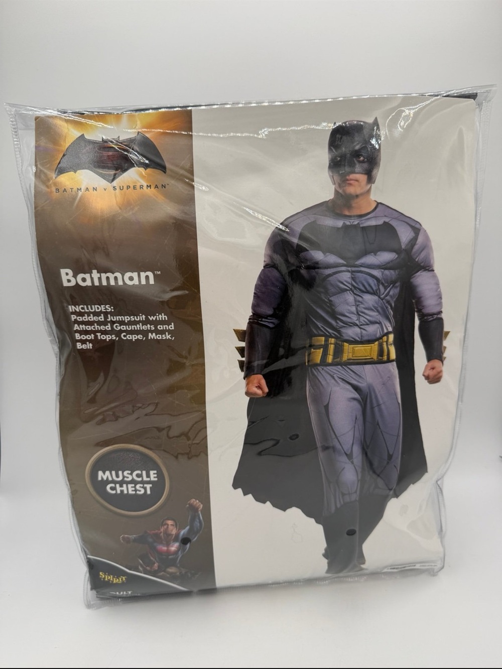 Adult Batman Costume Halloween no mask